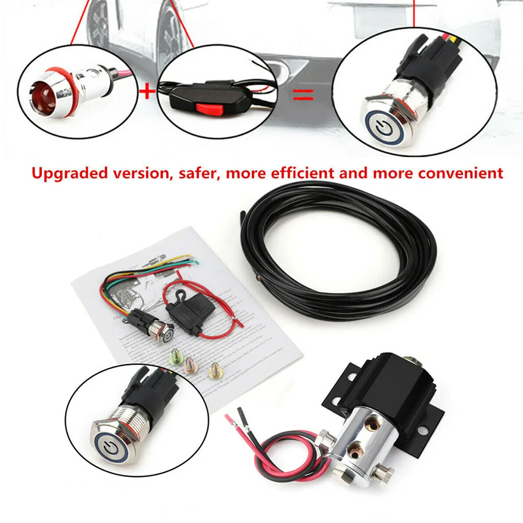 

Black DC 12-24V Heavy Duty Type Brake Line Lock Kit Fits for Ford