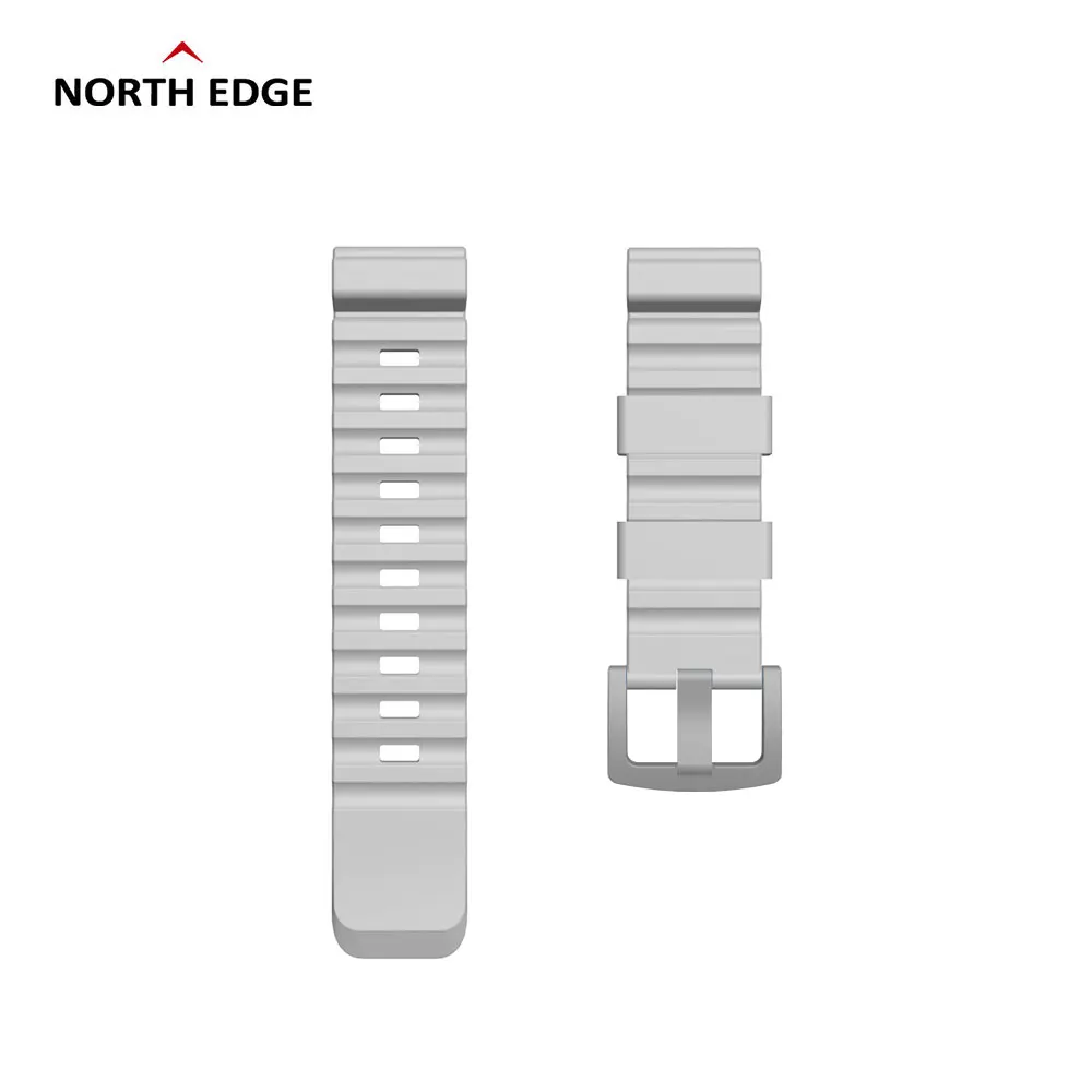 Ремешок для часов NORTH EDGE 24 мм силиконовый ремешок ремешки аксессуары смарт-часов