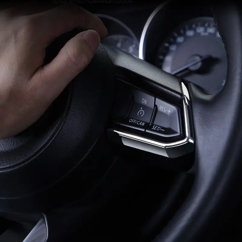 Для Mazda CX-3 CX3 интерьерные молдинги АБС-пластиковый интерьерный чехол для руля