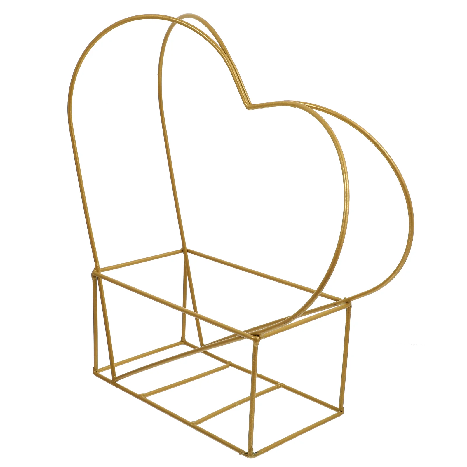 

Настенный цветочный горшок, железная корзина для цветов в форме сердца для свадьбы