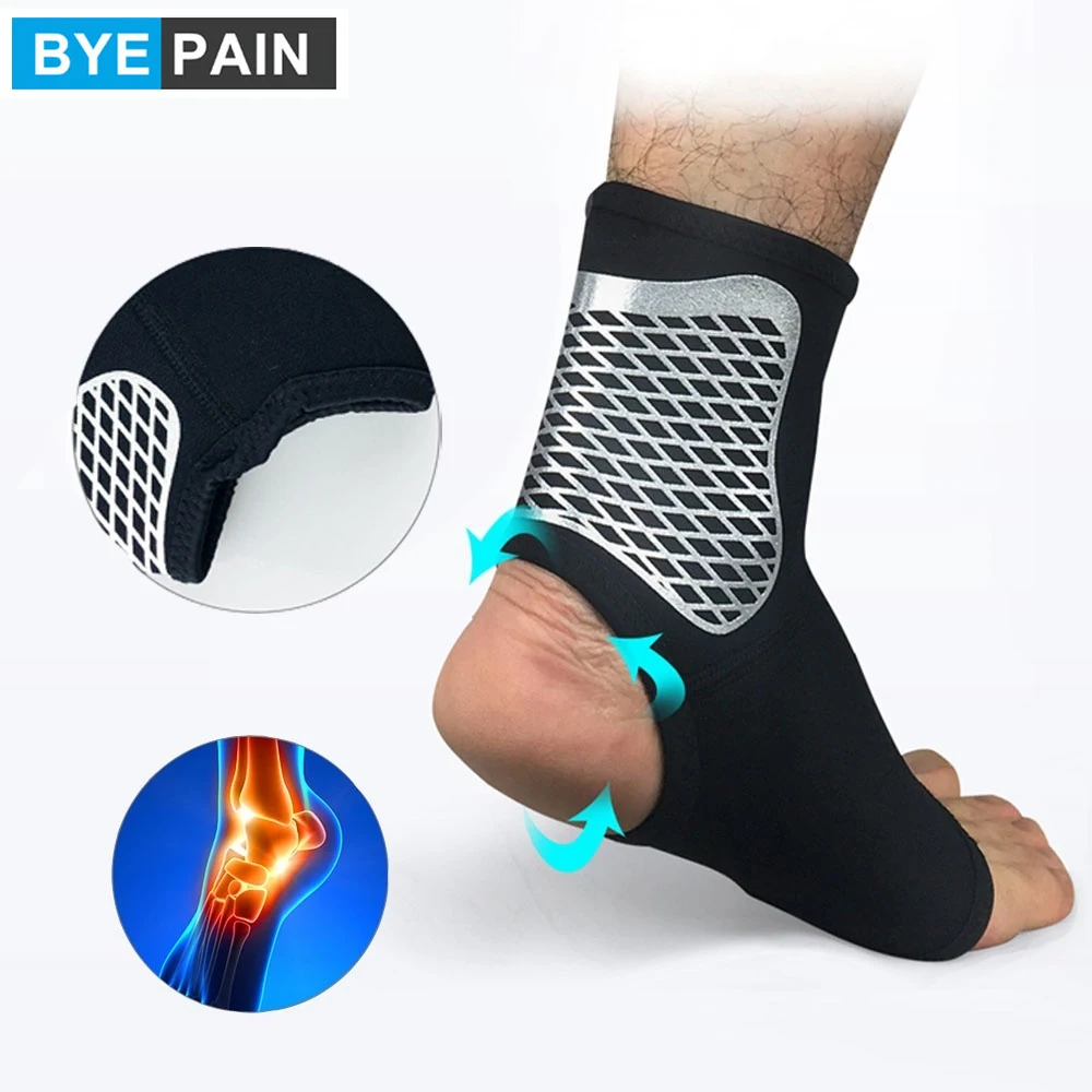 1 шт. BYEPAIN компрессионный бандаж на лодыжку-медицинский класс обеспечивает