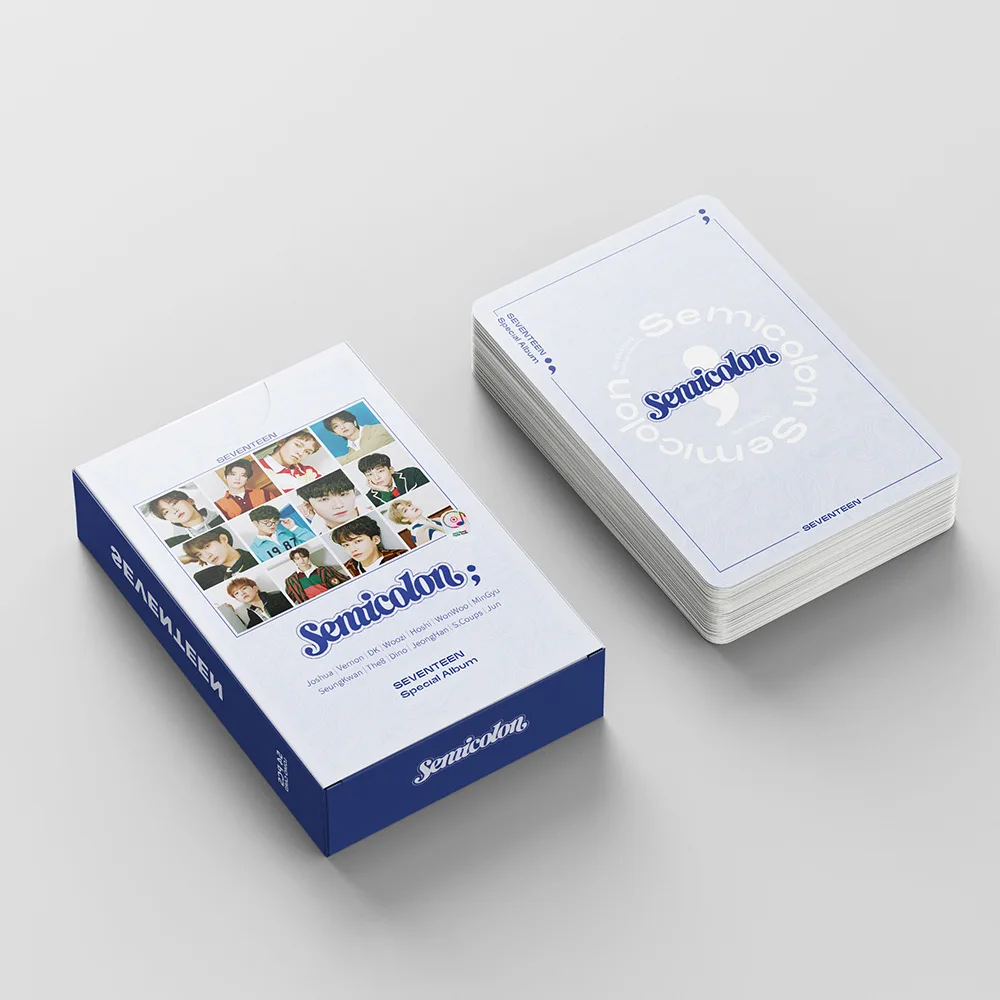 54 шт./компл. Kpop Seventeen Photocard HD фотоальбом SEMICOLON постер почтовые открытки K-pop SEVENTEEN