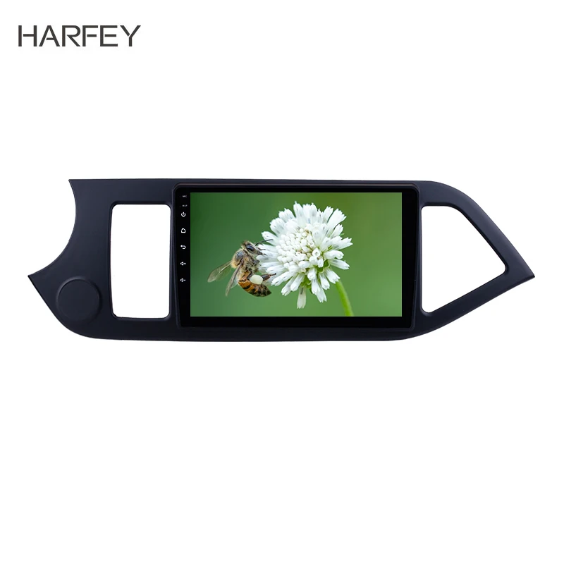 Автомобильный мультимедийный плеер Harfey HD 1024*600 сенсорный экран 9 дюймов Android 1 GPS