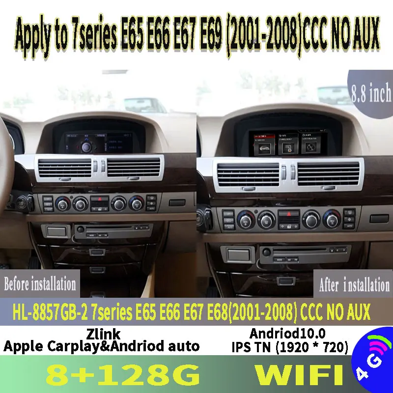 

Android 10.0 F01 F02 F03 E65 E66 E67 E69 G30 4g Wifi Android Car Multimedia Navigation For BMW 7 Series CCC CIC NBT EVO System