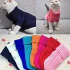 Зимняя одежда для собак, вязаная одежда для домашних животных, свитер для щенков чихуахуа, пальто для щенков, свитер для домашних кошек, пальто для маленьких собак