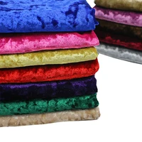 knitted shiny diamond velvet fabric for sewing dress home textiles decoration telas diy solid stretch velour fabrics 50x160cm