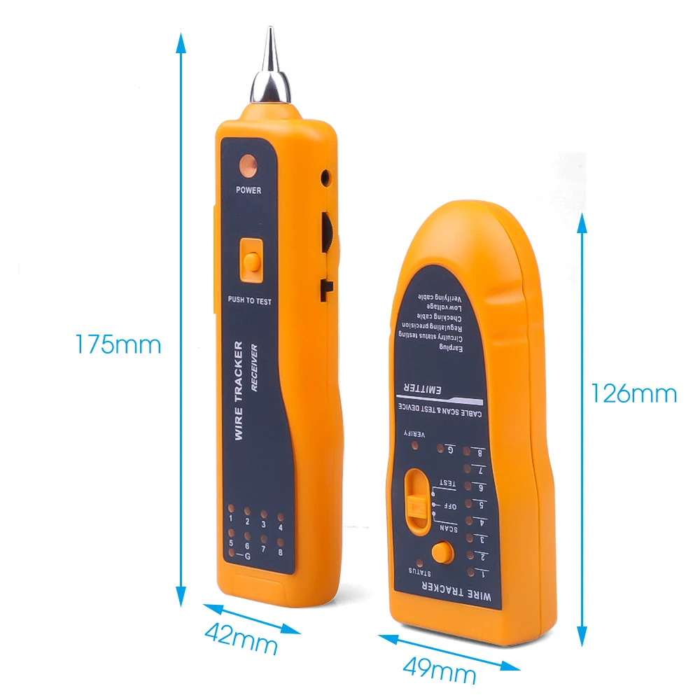KEBIDU Cat5 Cat6 RJ45 UTP STP линии Finder JW-360 Локальной Сети Кабельный тестер для диагностики