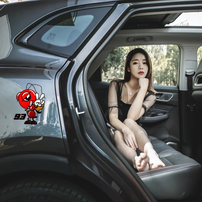 

for Marc Marquez Hormiga Car Stickers Waterproof Sunscreen Bumper Windshield Decals PVC Luggage 4x4Automotive Products Suitable