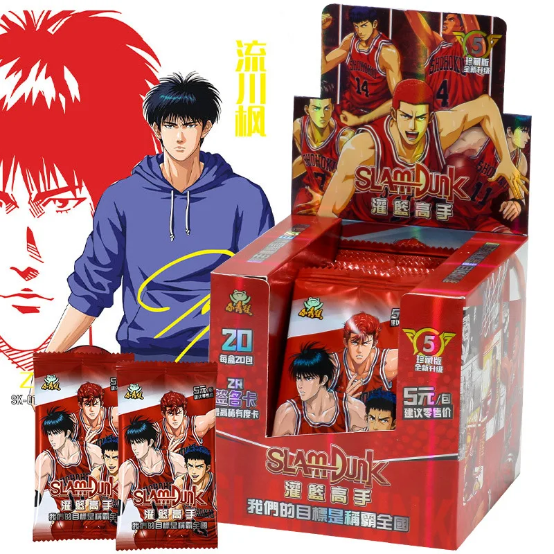 Оригинальная карта Slam Dunk Diamond Edition Kaede Rukawa Hanamichi Sakuragi ZR японское аниме-персонаж
