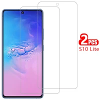 screen protector tempered glass for samsung s10 lite case cover on samsun samsumg galaxy s10lite s 10 10s light protective coque