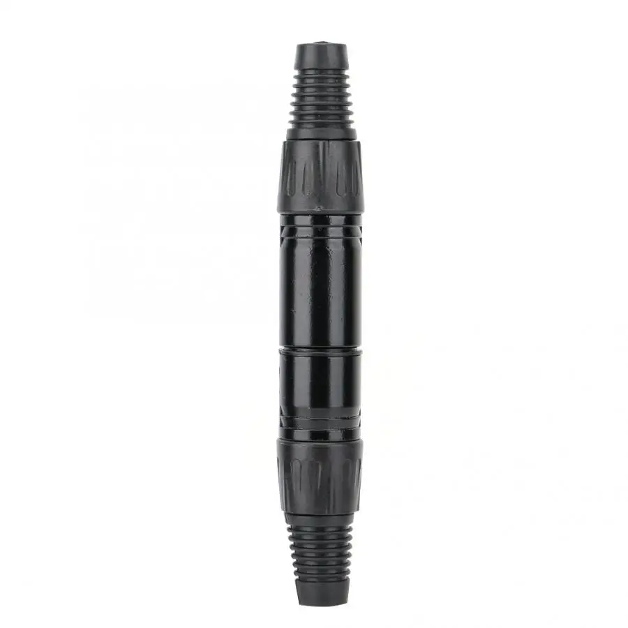 Переходник XLR для микрофона черный 3 контактный мини портативный аудиоразъем