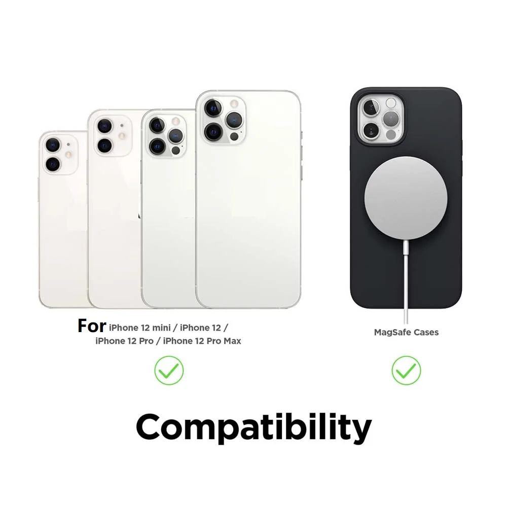 protective cover ring holder magnetic wireless charger mount for iphone 12 pro max phone bracket charging stand for magsafe free global shipping