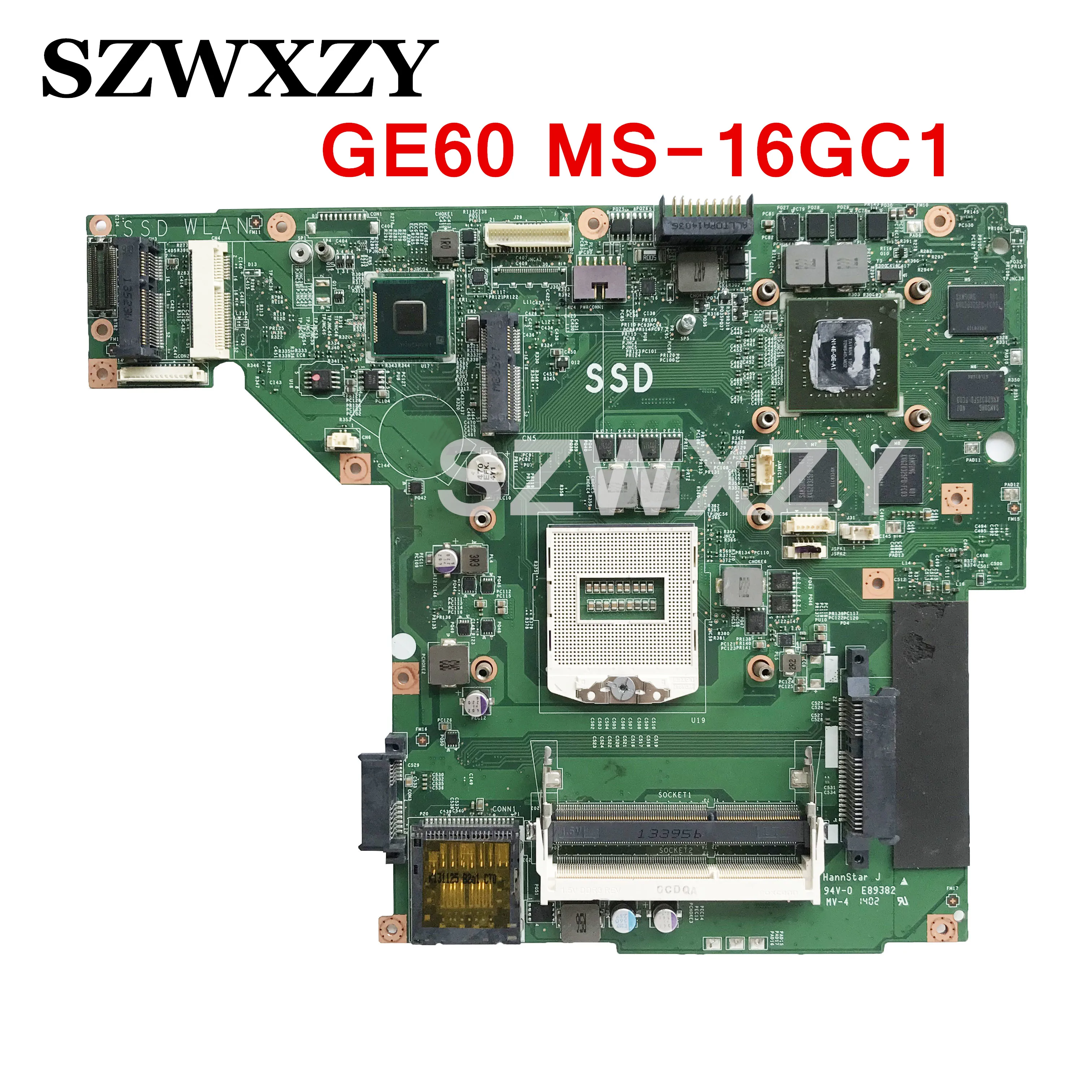 MS-16GC1 VER: 1 для MSI GE60 Материнская плата ноутбука N14E-GE-A1 GTX675M DDR3 PGA947 | Компьютеры и офис