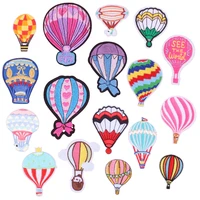 50pcslot embroidery letters clothing decoration accessories hot air balloon diy iron heat transfer applique cute patch