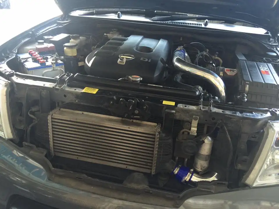 H-TUNE турбо дизель прямой Болт комплекты трубопроводов интеркулера для Navara D40 2.5L