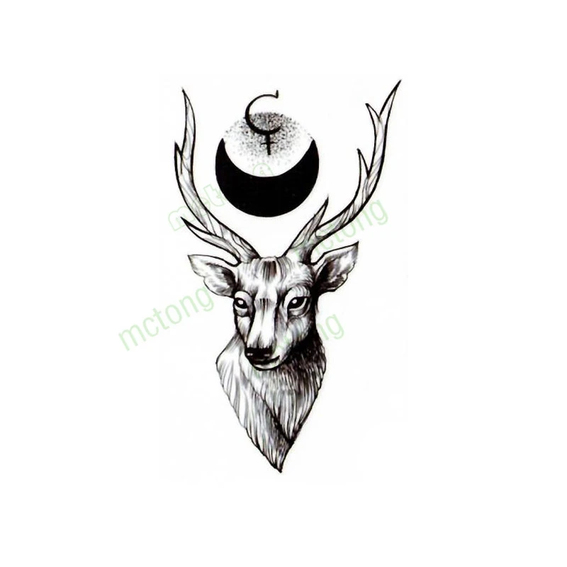 Водостойкая наклейка для тела в стиле ретро|Временные тату| |