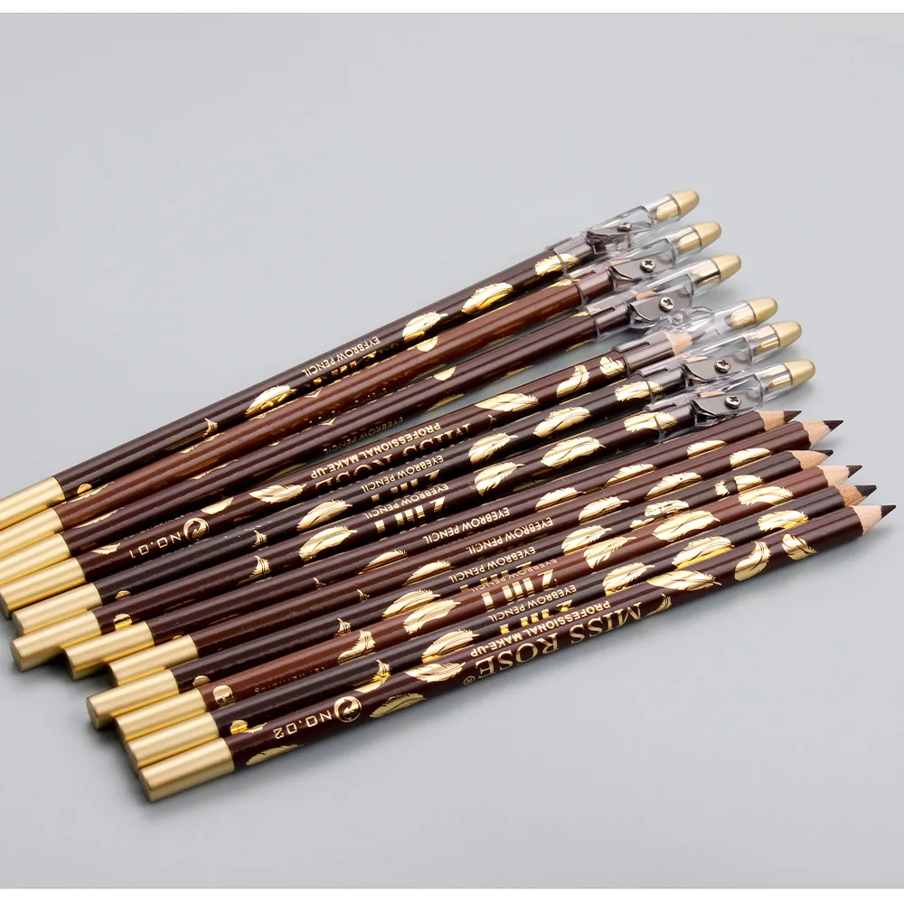 12 шт. набор водостойких карандашей для бровей