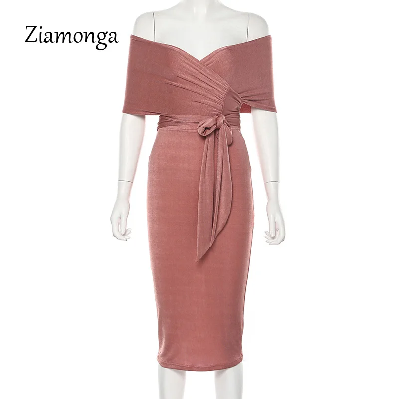 Женское вечернее платье без бретелек Ziamonga длинное Повседневное с открытыми