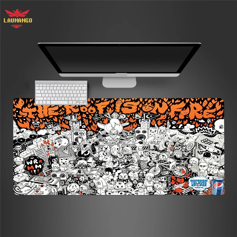 

Custom Design Print Mouse Pad graffiti Mat Large Gaming Blank Customized Office Mousepad for Computer Keyboard Graffiti Mousepad