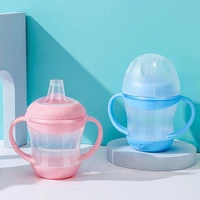 baby cups with handlesuction feeding bottles cups for babies water milk baby feeding bottle infant training with handle cups