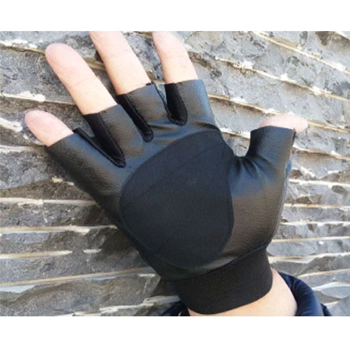 

Men Army Tactical Fingerless Military Hard Knuckle Half Finger Gloves Airsoft Bicycle Shooting Protection Gear Men Leather Glove