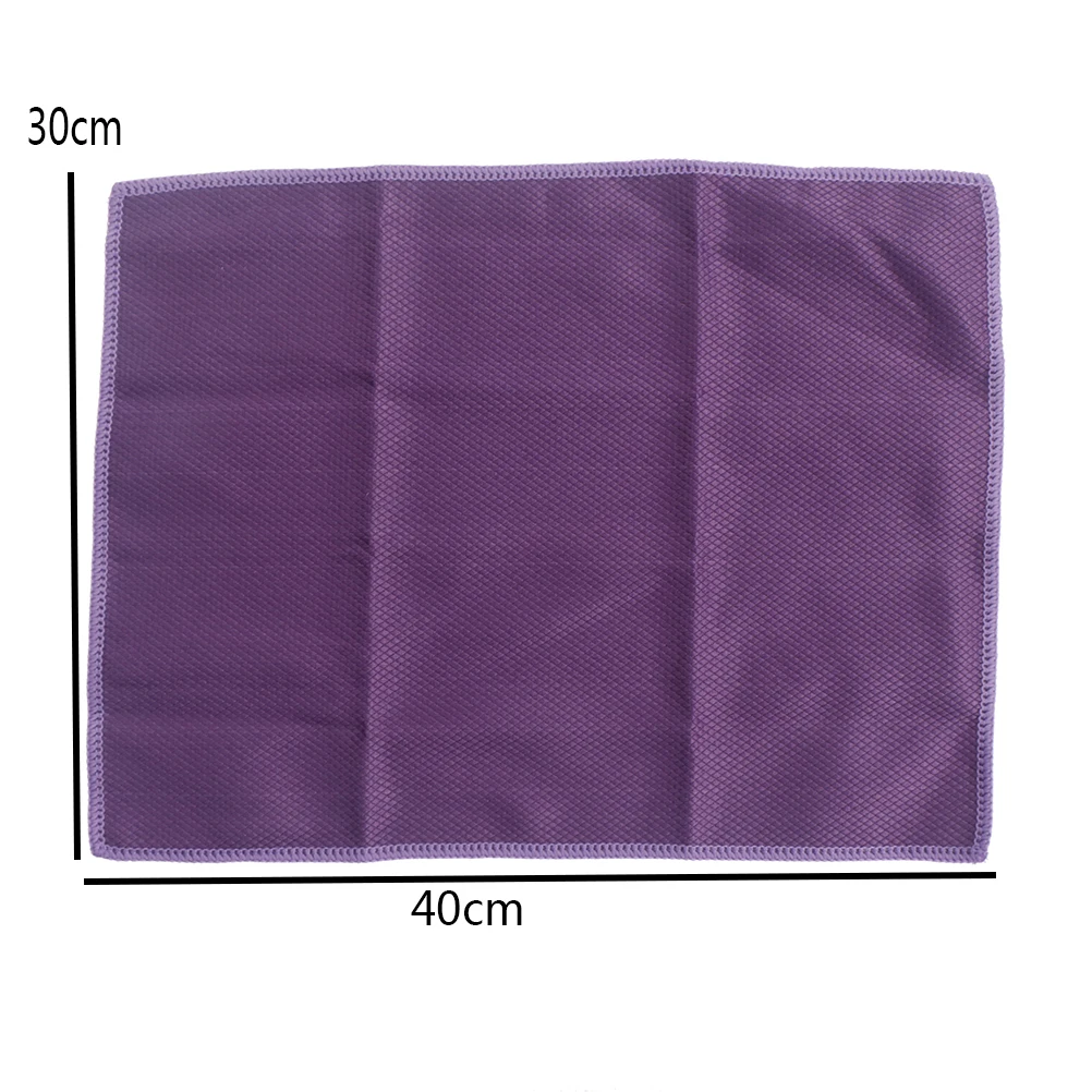 

3PCS Water Absorbable Glass Kitchen Cleaning Cloth Wipes Table Window Clean 30 * 40CM
