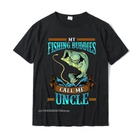 mens my fishing buddies call me uncle fathers day gifts t shirt cool cosie tops shirts brand new cotton mens top t shirts