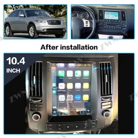 vertical screen tesla 10 4 inch android 9 0 px6 for infiniti fx fx35 fx45 car multimedia player stereo radio gps navigation