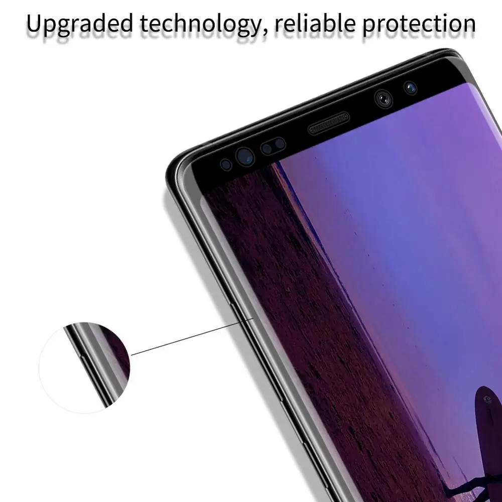 Arc cuvred полное покрытие стекло для samsung Galaxy s9 plus note 8 9 закаленное стекло Nillkin DS+ Max Защитная пленка для экрана