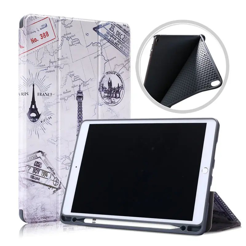 Pencil Holder-TT ТПУ задняя оболочка для iPad 10," A2200 A2198 A2232 чехол для iPad Air 10,5" A2153 A2123 A2152 умный чехол с держателем карандаша - Цвет: Pencil Holder-TT
