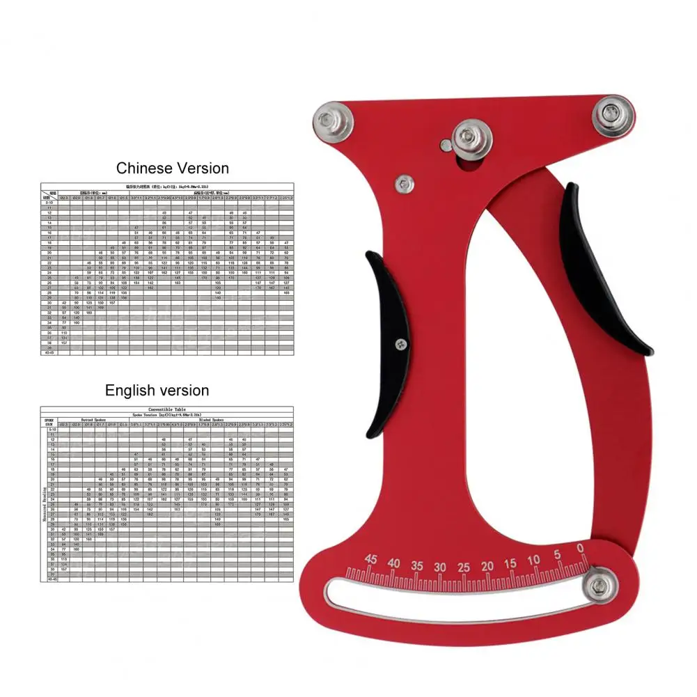 

Hot Sales!!! Tension Meter Convenient High Hardness Aluminium Alloy Measurement Spoke Wrench for Bicycle Wheel