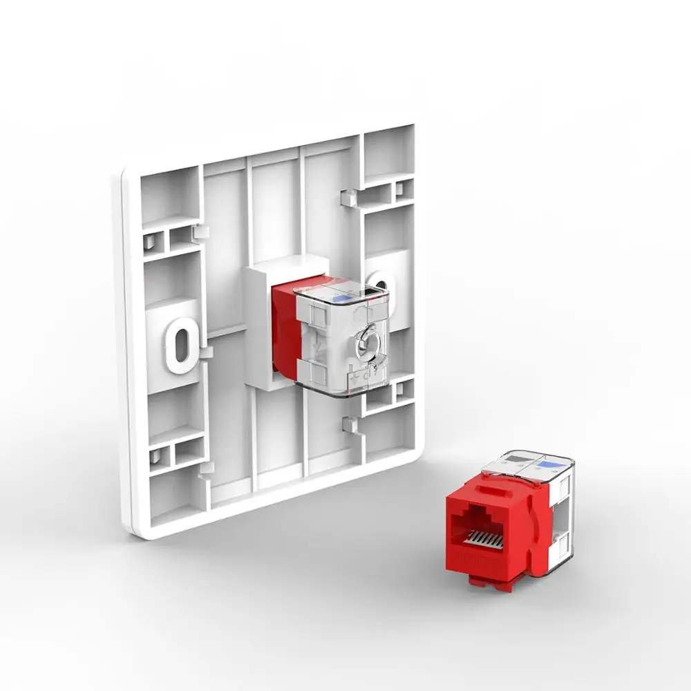 AMPCOM (UL Listed) 10 шт Keystone Jack CAT5e инструмент без RJ45 UTP Дырокол модуль инструмента муфта