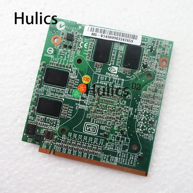 Hulics оригинал для Acer 9600MGT 9600 м GT MXM II DDR2 1024 МБ VGA карты G96 630 C1 600 VG.9PG06.009|Компьютерные