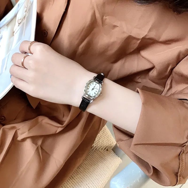 

Little Lady Love Candy Watches Women Fashion Casual Wristwatch Leather Strap Clock Brown Gold Time Girl Beautiful Hour Female