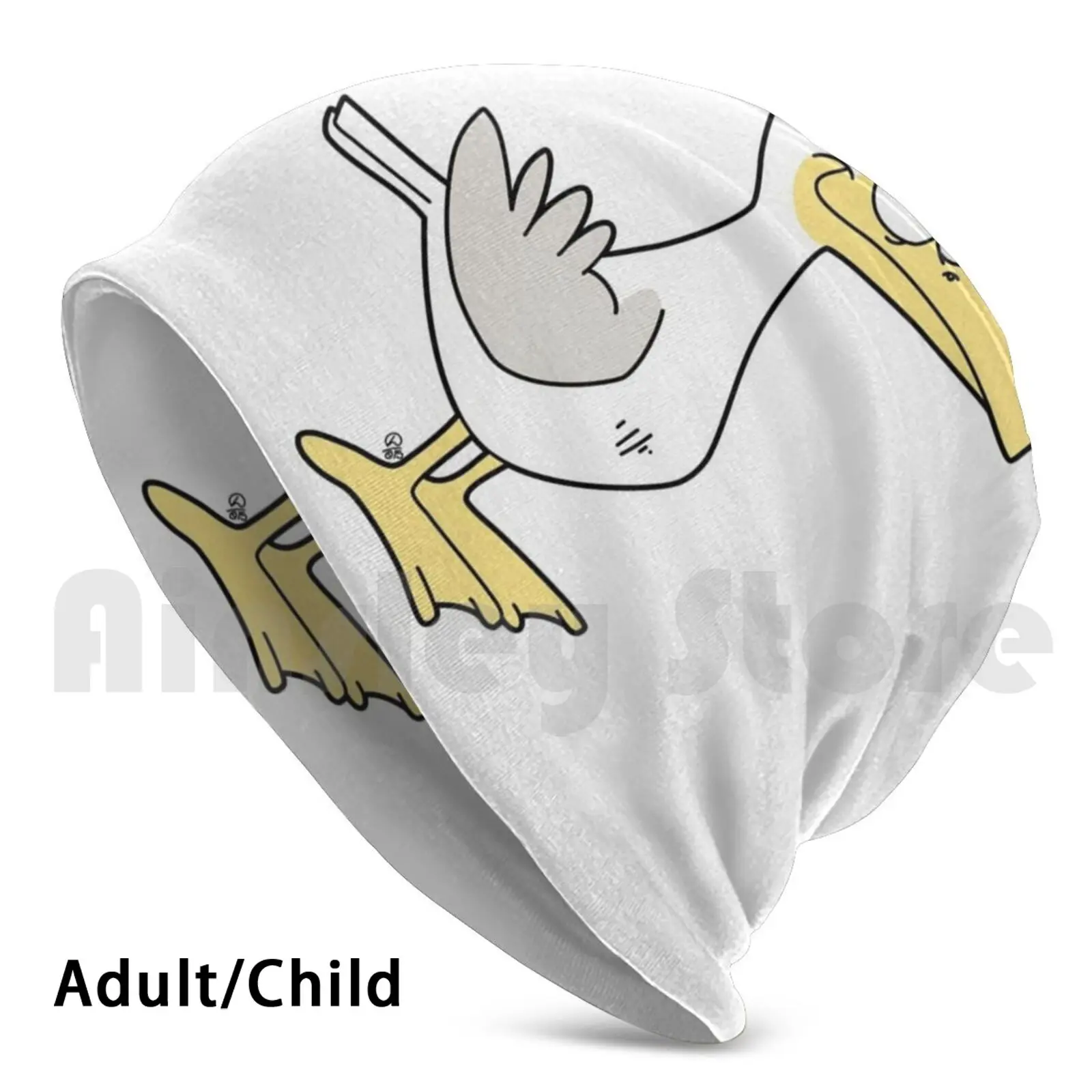 

The Seagull Beanies Knit Hat 2681 Beanies Print Cartoon Original Critter Bird Eccles9 Australia