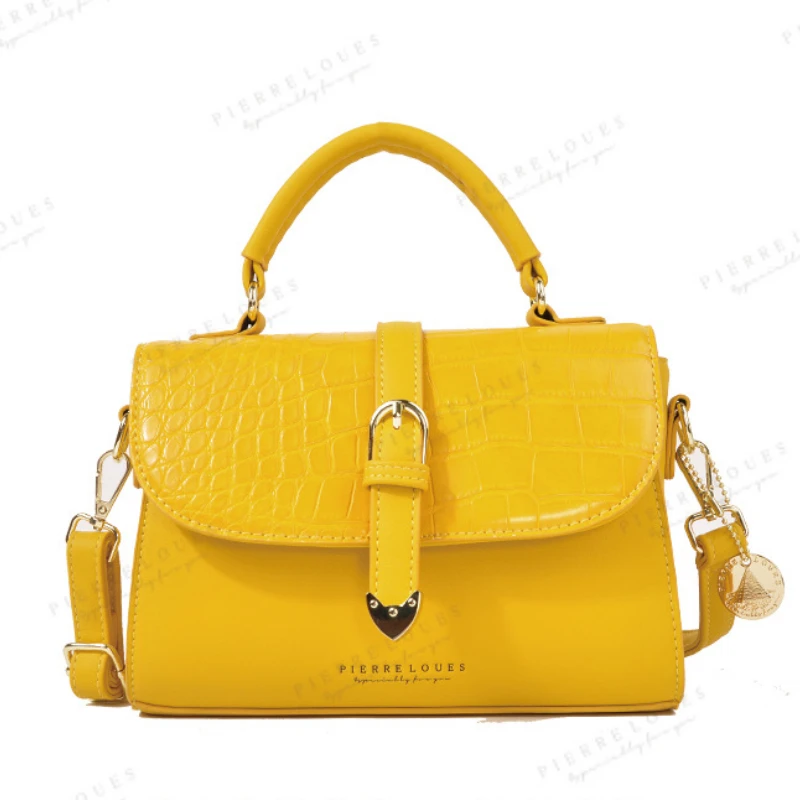 

Ladies Shoulder Bags with Belt Decoration Soft Leather Women Messenger Bag Fashionable Female Crossbody Package bolsas femininas