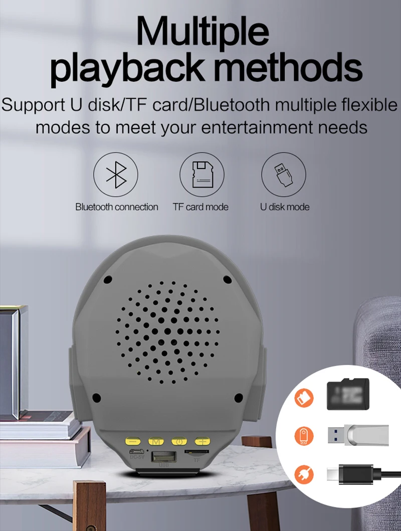 

X5 Wireless Bluetooth 5.0 Mini Speaker TWS Subwoofer Bass Stereo Sound Speakers FM Audio Music Player Home Party Loudspeaker