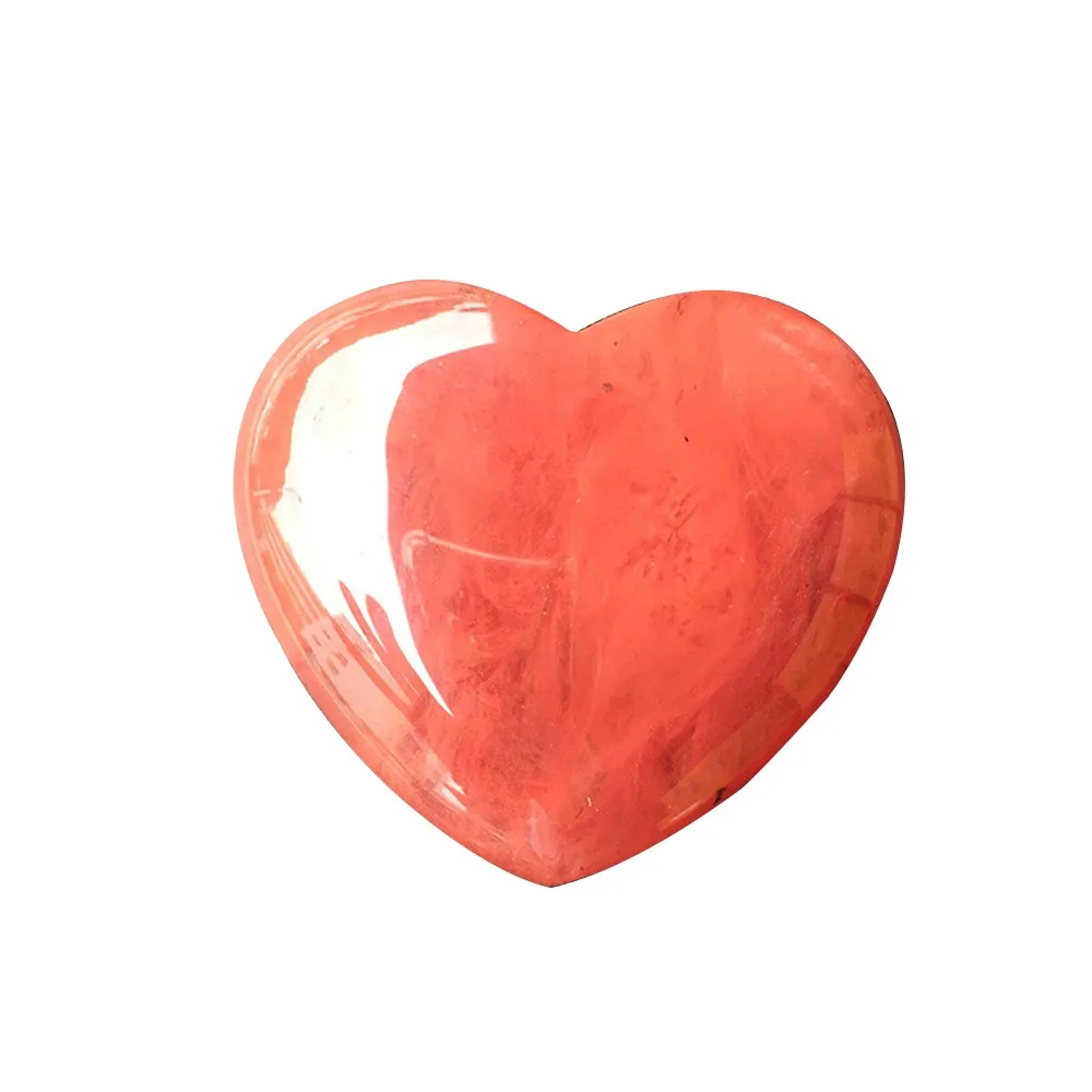 1pcs 3 Sizes Natural Heart Shaped Stone Rose Quartz Striped Agate Crystal Carved Palm Love Healing Gemstones Home Decoration | Дом и сад