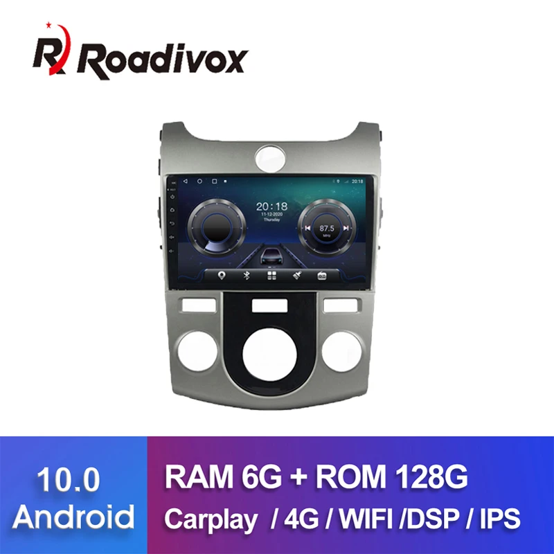 

Автомобильный DVD-плеер 9 дюймов, Android 10,0, ОЗУ 4 Гб, ПЗУ 64 ГБ, для KIA Forte Cerato 2 2008 2013, автомобильное радио, мультимедийный плеер, головное устройство...