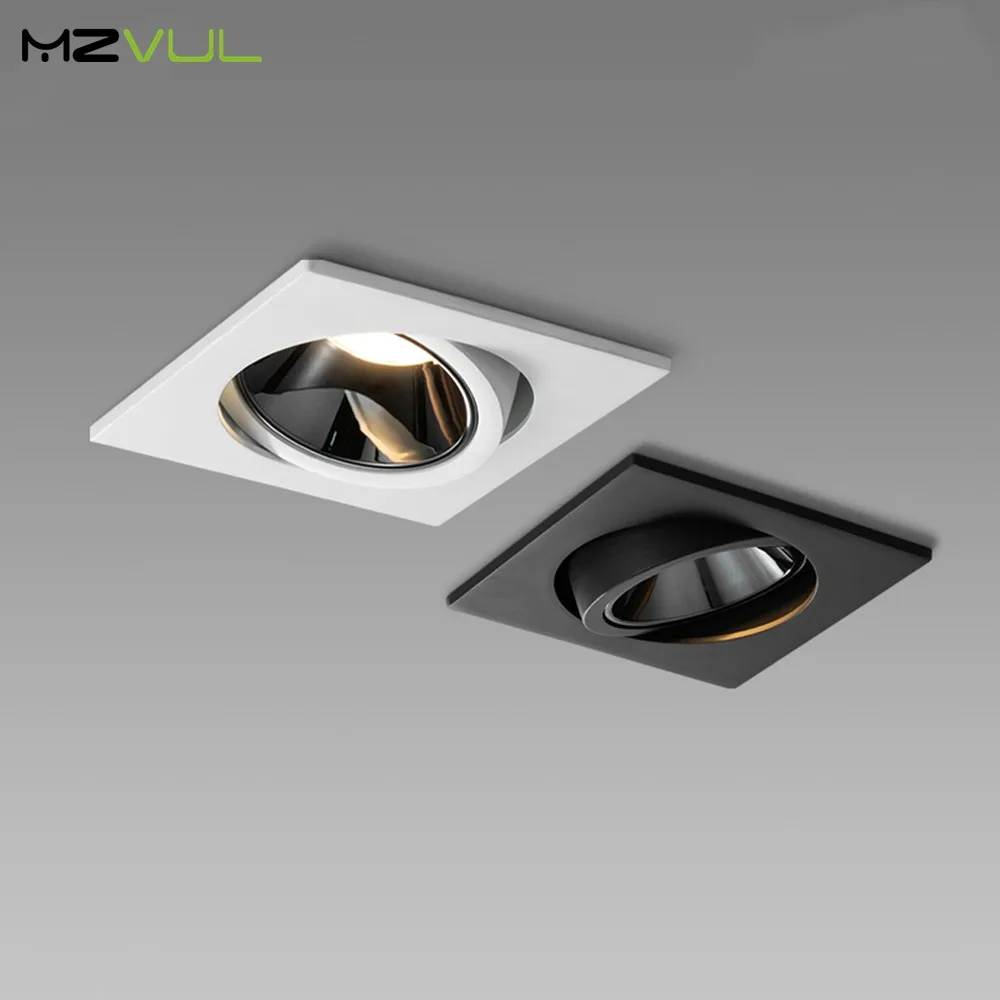 Anti-Glare LED Downlight Dimmable 7W 12W 24W Recessed Ceiling 110V 220V 230V Led Bulb Angle Adjust Spot light lamp | Лампы и освещение
