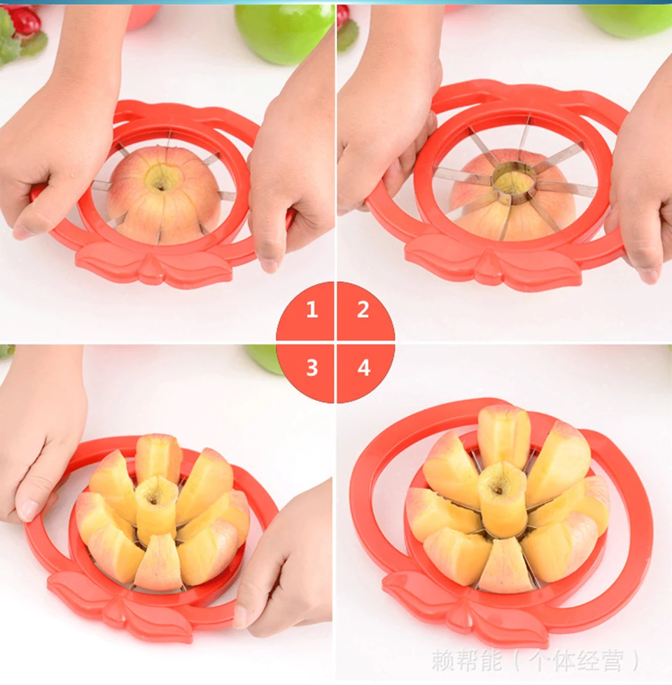 Apple Slicer Corer Cutter 8 Slices Fruit Pear Wedger Slice Cut Core Divide Tool BN-7 | Дом и сад