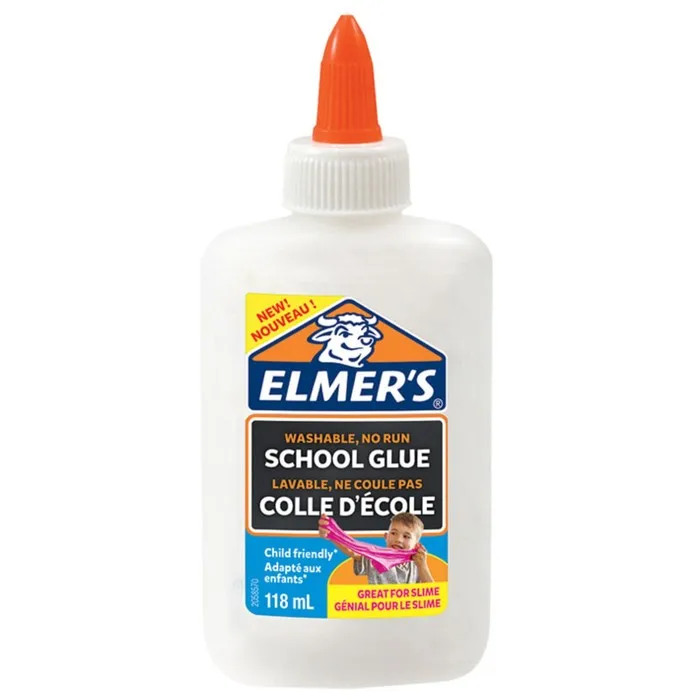 Клей ПВА 145 г Elmers School Glue для 1 слайма| |