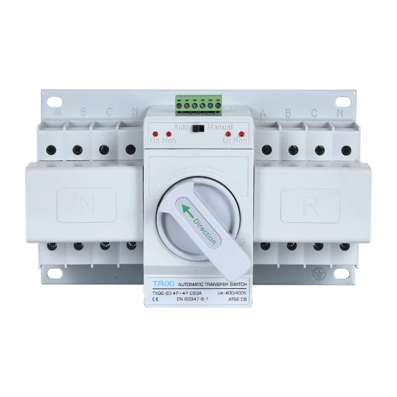 Автоматический выключатель ATS Dual Power MCB 2P + 4P автоматическое/ручное переключение
