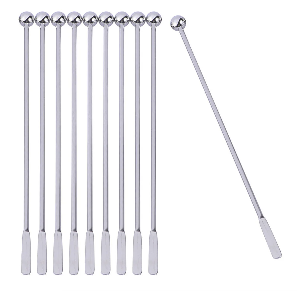 5 шт. 19 см миксеры для коктейлей и кофе из нержавеющей стали|Коктейльные палочки| |