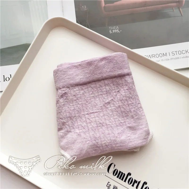 Простые бесшовные трусики с узором пейсли базовое нижнее белье в дни менструации