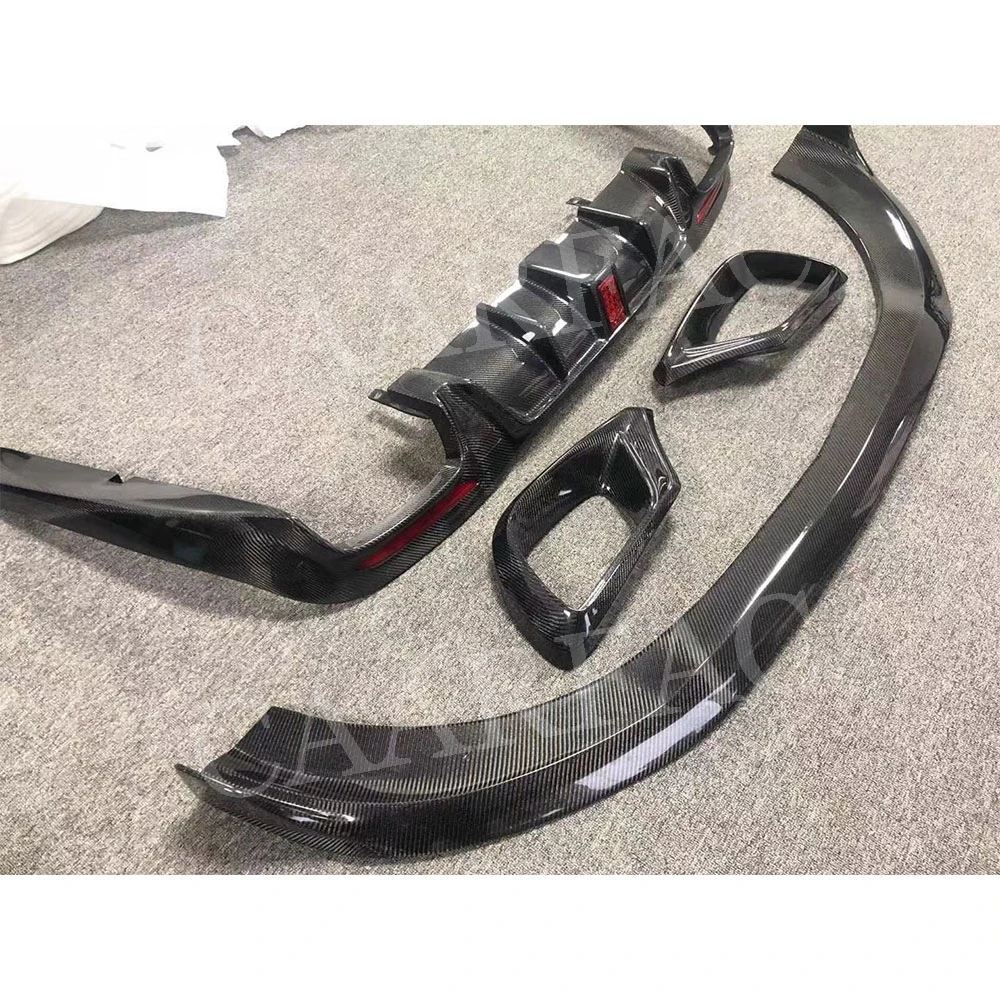 

Front Lip Bumper Air Vent Trim Fender Cover Rear Diffuser Rear Spoiler For Benz W222 S63 S65 2017-2020 Carbon Fiber Body Kit