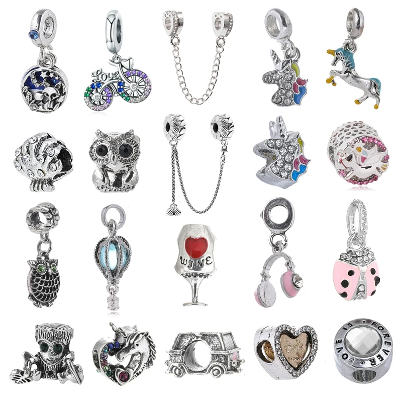 Boosbiy 1 шт. новый модный мультяшный Дракон Сова Кристалл лист шармы подходит для