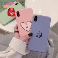 muslim islam bismillah allah soft silicone phone case for iphone 11 12 pro max xs xr 8 7 6 6s plus cover coque