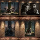 Плакат на холсте Последняя из США, Настенный декор с принтом зомби, выживание, ужас, экшн-постер, современное домашнее искусство