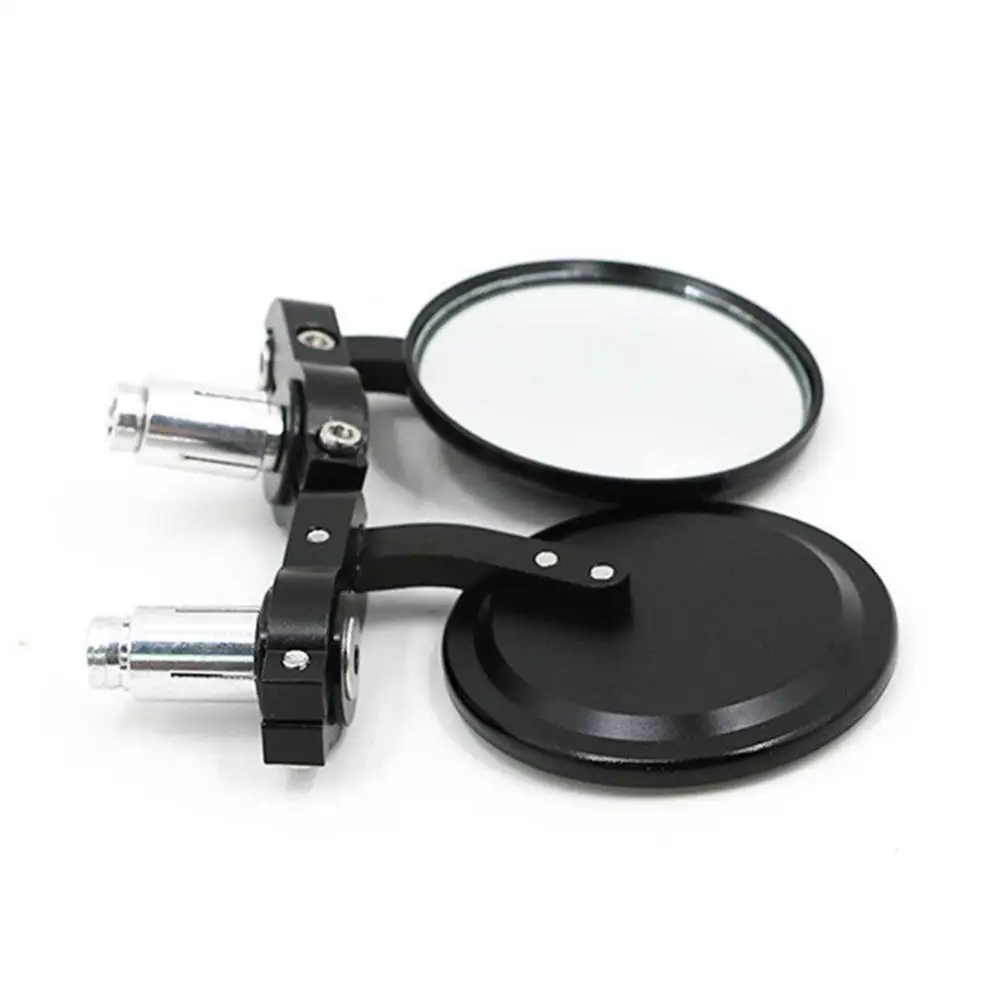 1 пара универсальных круглых мотоциклетных боковых зеркал заднего вида 7/8 дюймов